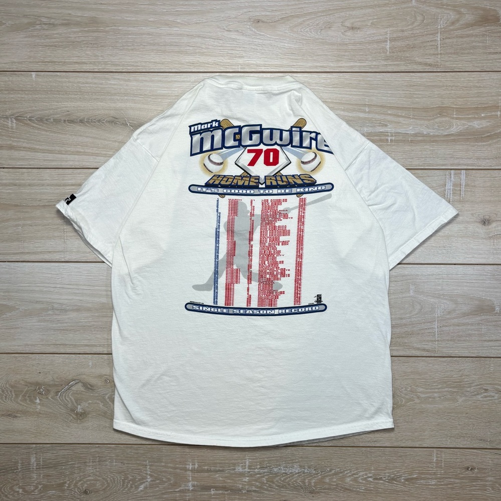 Vintage 90s Mark Mcgwire Home Run tee size L